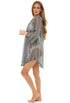 V-NECK BELL SLEEVE TUNIC - CUR